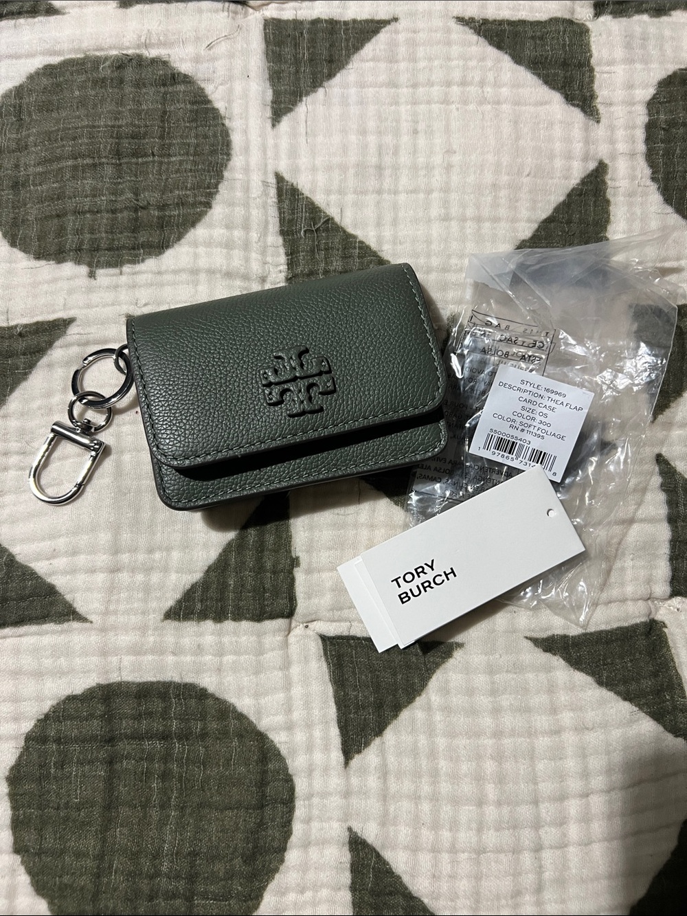 Thea Flap Card Case NWT